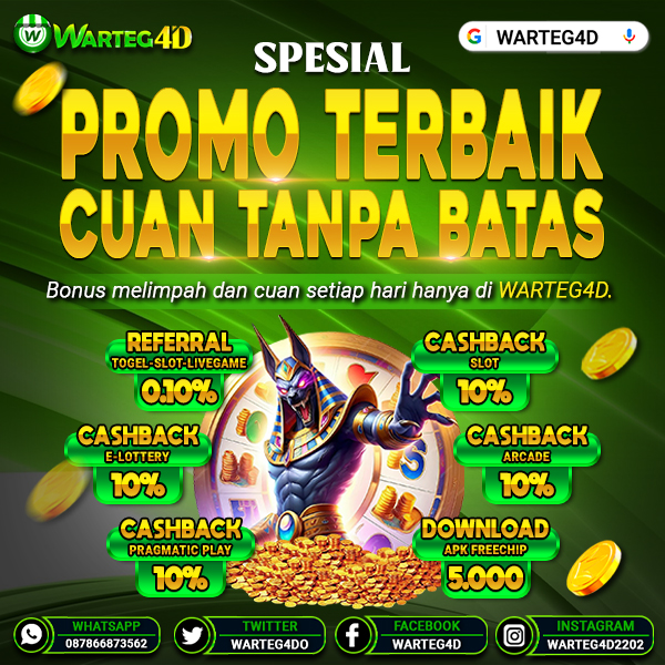 WARTEG4D: Link Alternatif Situs Toto Macau dan Togel Online 4D Paling Aman dan Nyaman